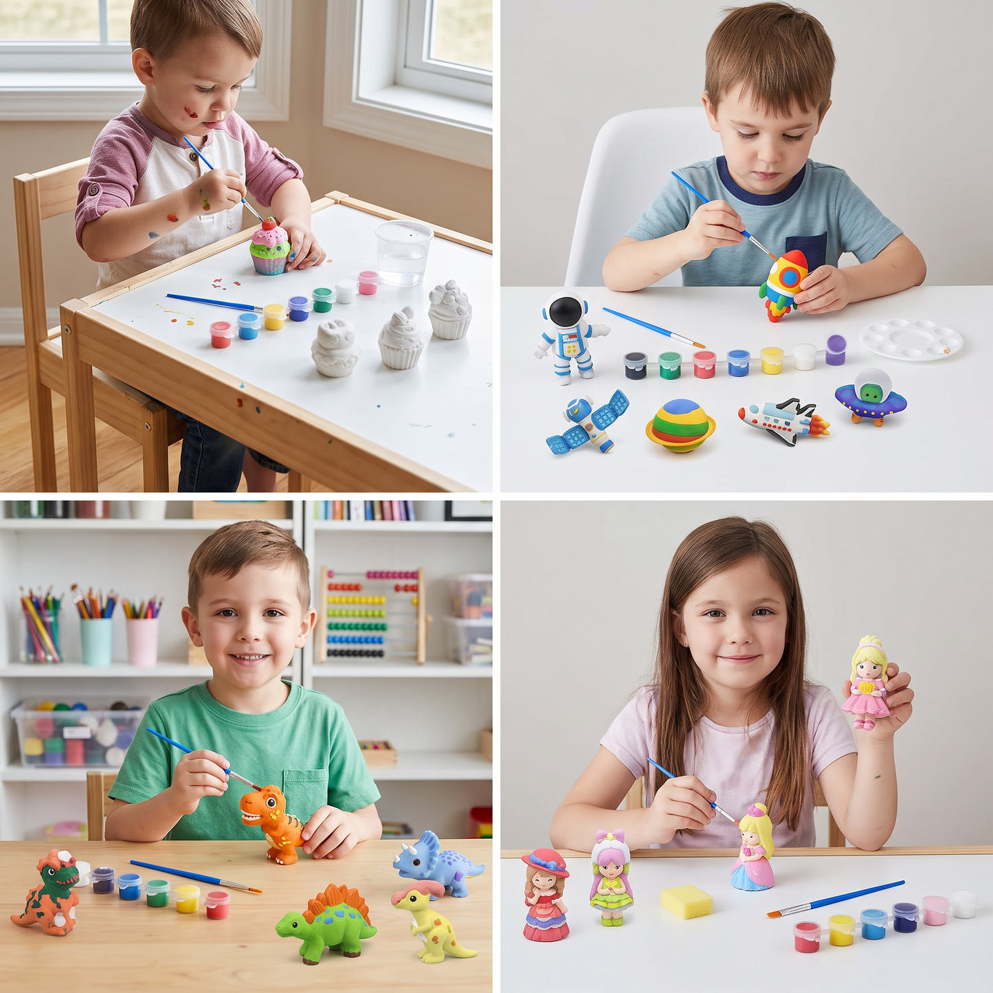 DIY Animal Plaster Painting Kit – Mold, Paint & Create Craft Set for Kids
