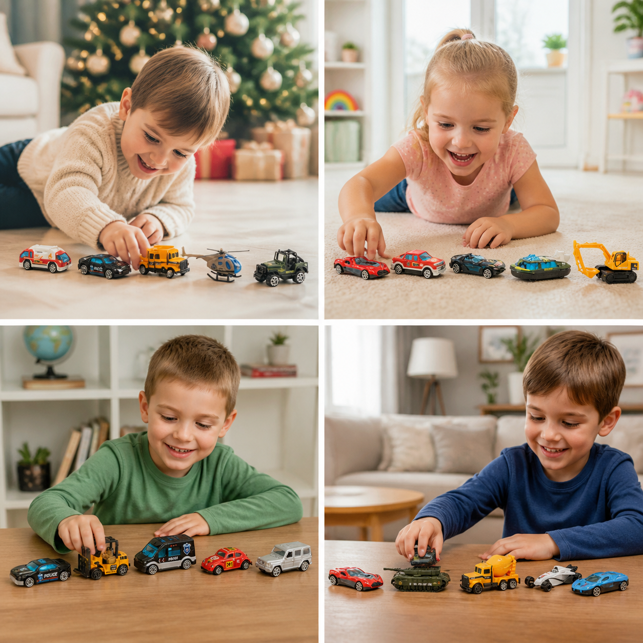 Christmas Die-Cast Car Advent Calendar for Kids