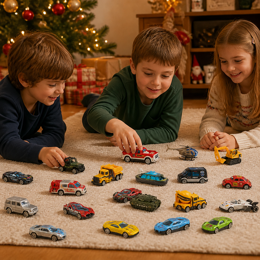 Christmas Die-Cast Car Advent Calendar for Kids