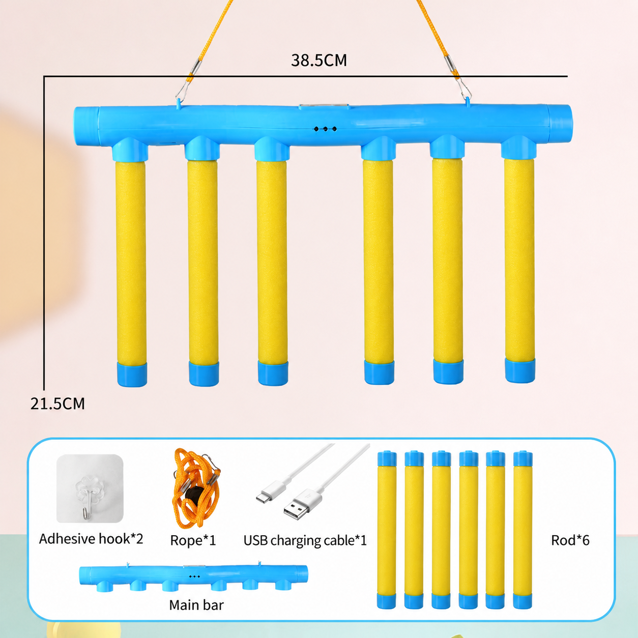 Falling Sticks Reflex Challenge Game – Hand-Eye Coordination Toy