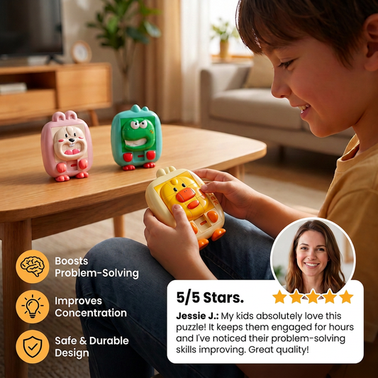 Educational Animal Sliding Puzzle Game
