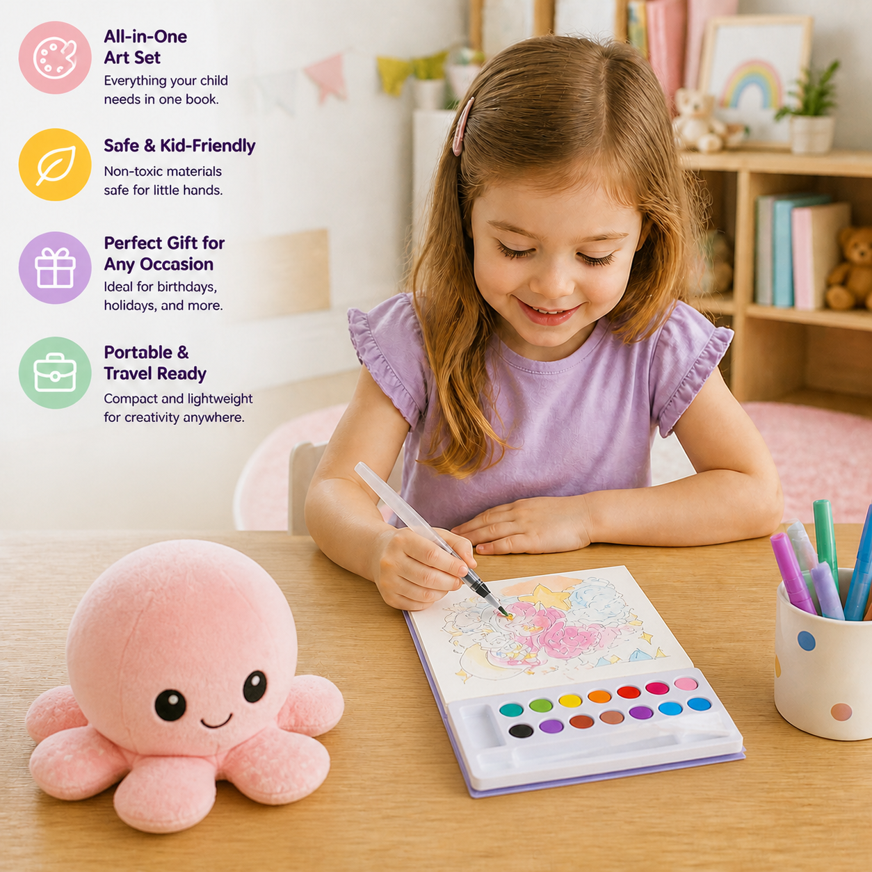 All-in-One Watercolour Painting Book