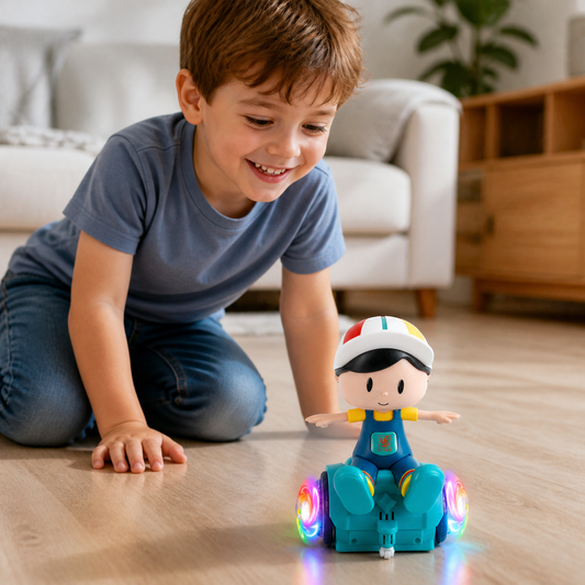 Interactive 360° Dancing Balance Toy with Lights & Music