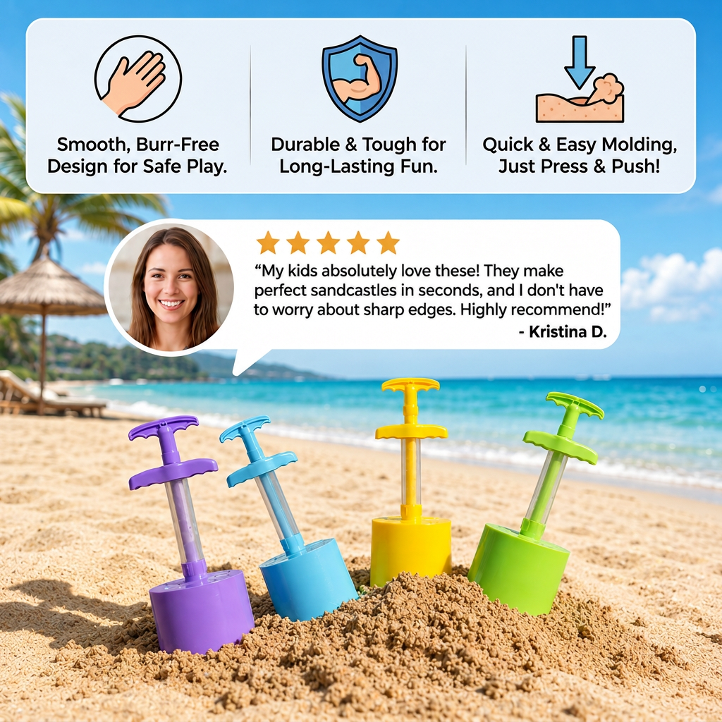 Honeycomb Sand Castle Maker – Sand Mold for Kids