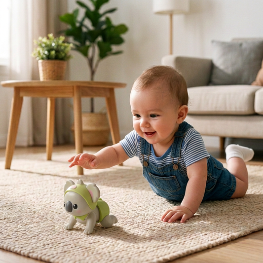 Interactive Crawling Baby Toy with Music & Voice Recording