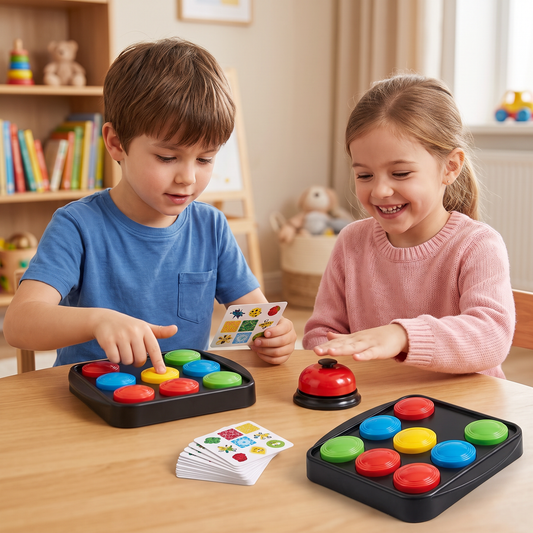 Educational Color Pattern Match Family Bell Game
