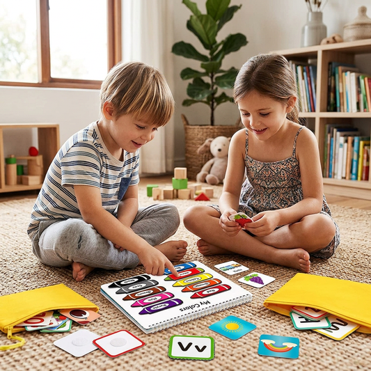 Montessori Busy Book – Reusable Preschool Learning Activity Book
