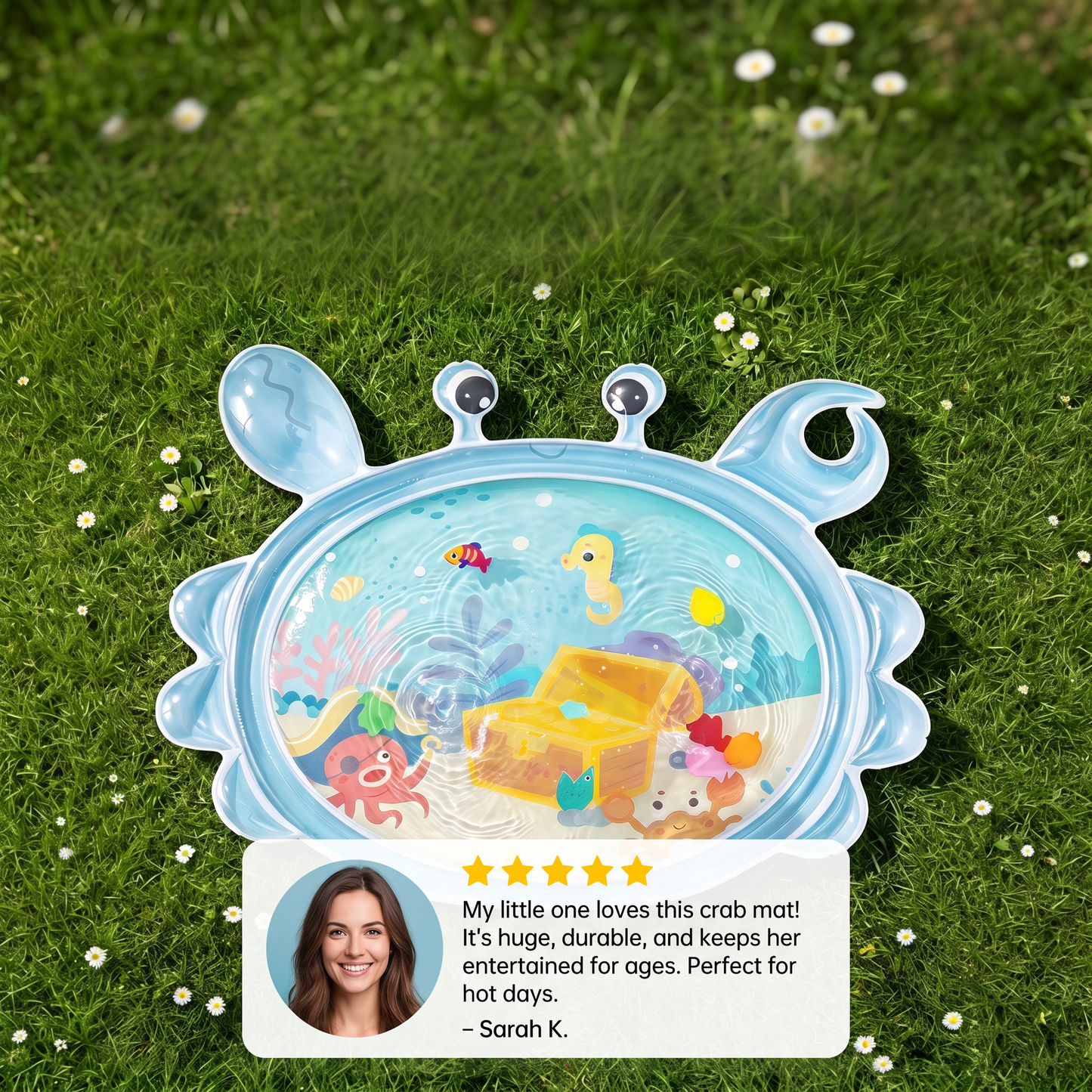 2in1 Interactive Tummy Time Toy & Play Mat