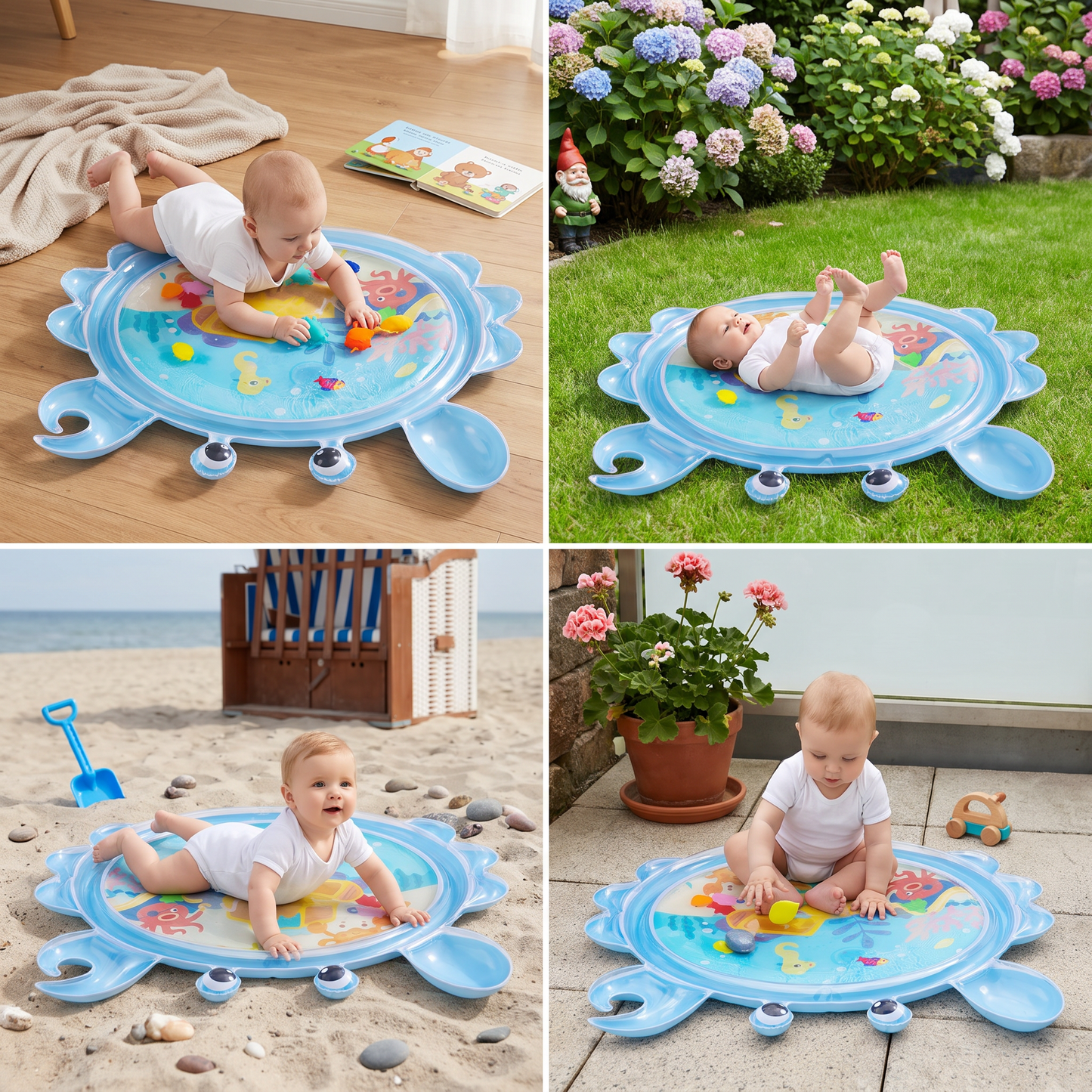 2in1 Interactive Tummy Time Toy & Play Mat