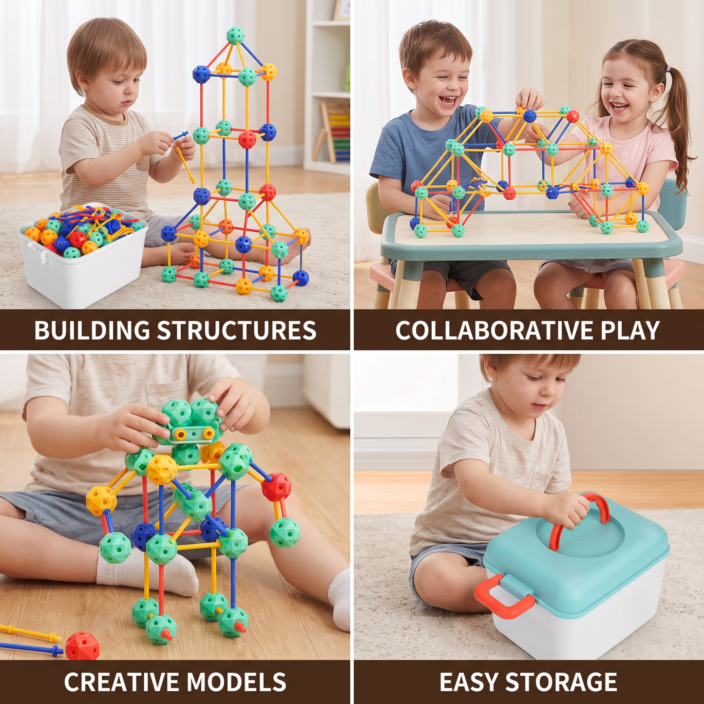 3D STEM Construction Building Set – Creative Learning Toy
