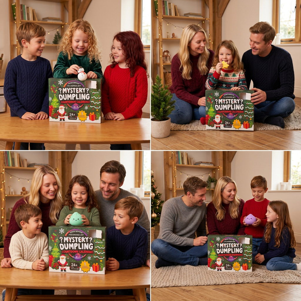 Christmas Squishy Advent Calendar for Kids