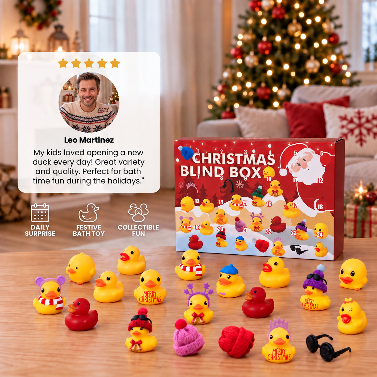 Rubber Duck Christmas Advent Calendar