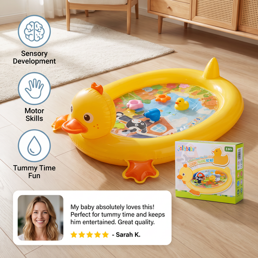 2-in-1 Duck Water Play Mat