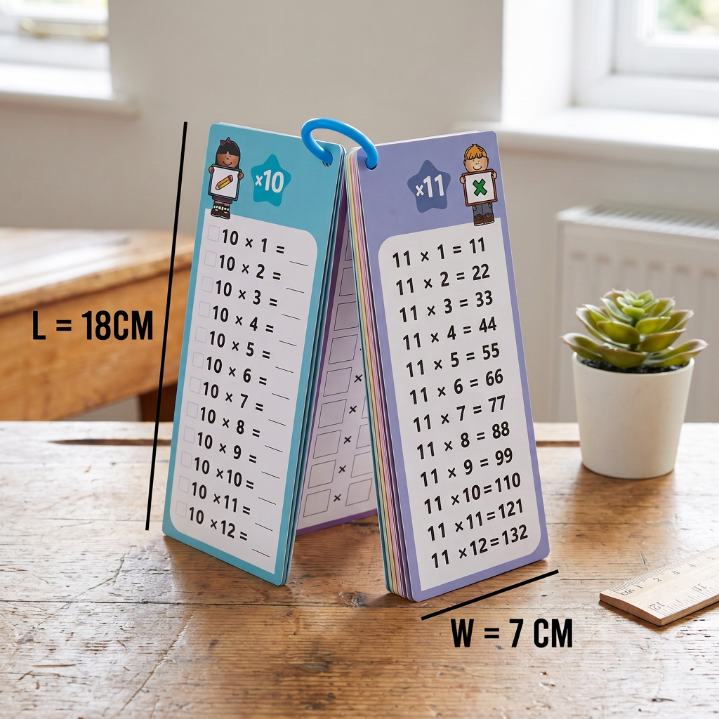 Reusable Maths Flash Cards