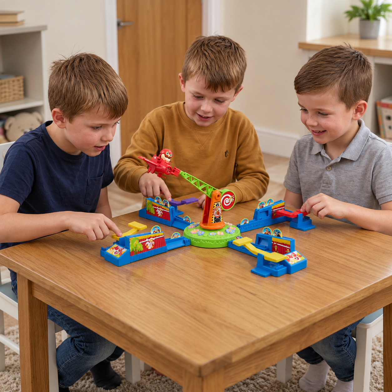 Interactive Multiplayer Flying Plane Family Board Game