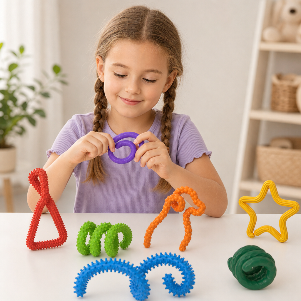 Sensory Fidget Sticks – Soothing Twisty Toys for Stress Relief