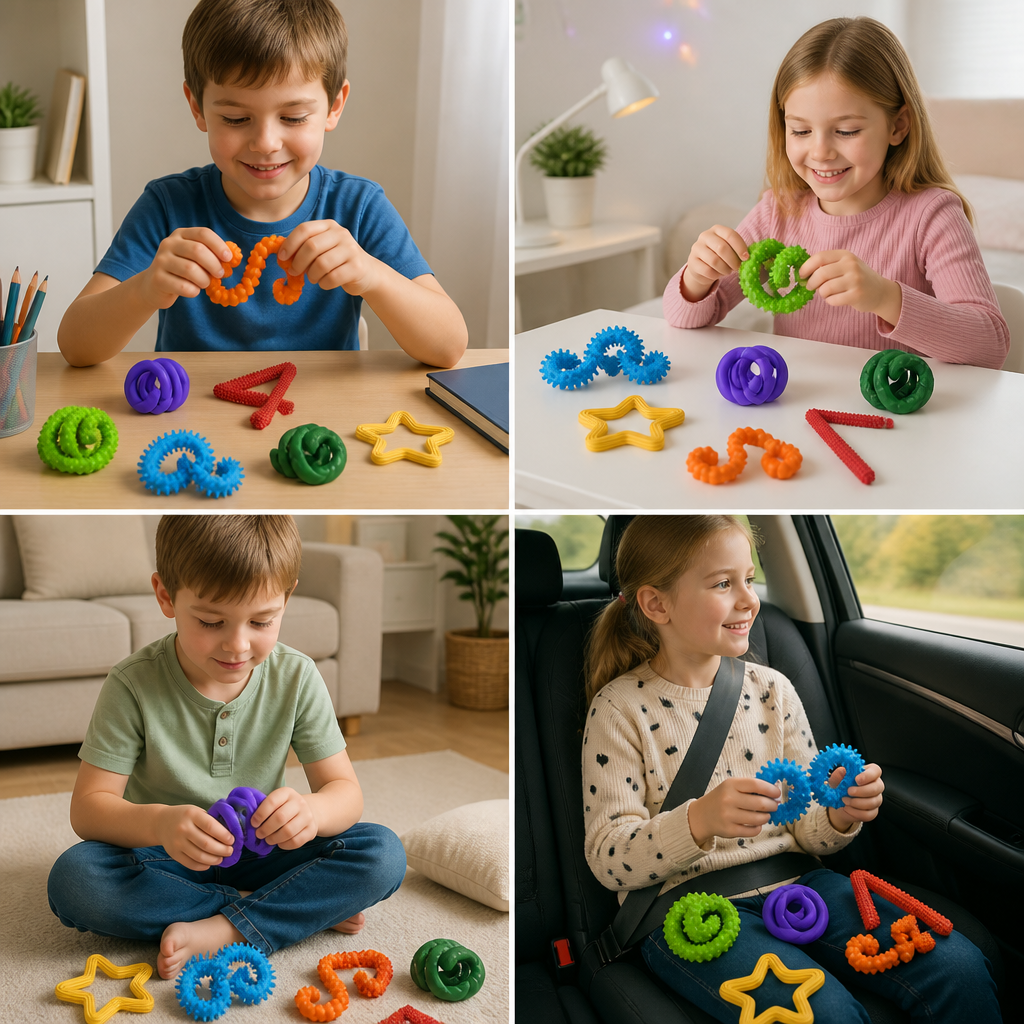 Sensory Fidget Sticks – Soothing Twisty Toys for Stress Relief