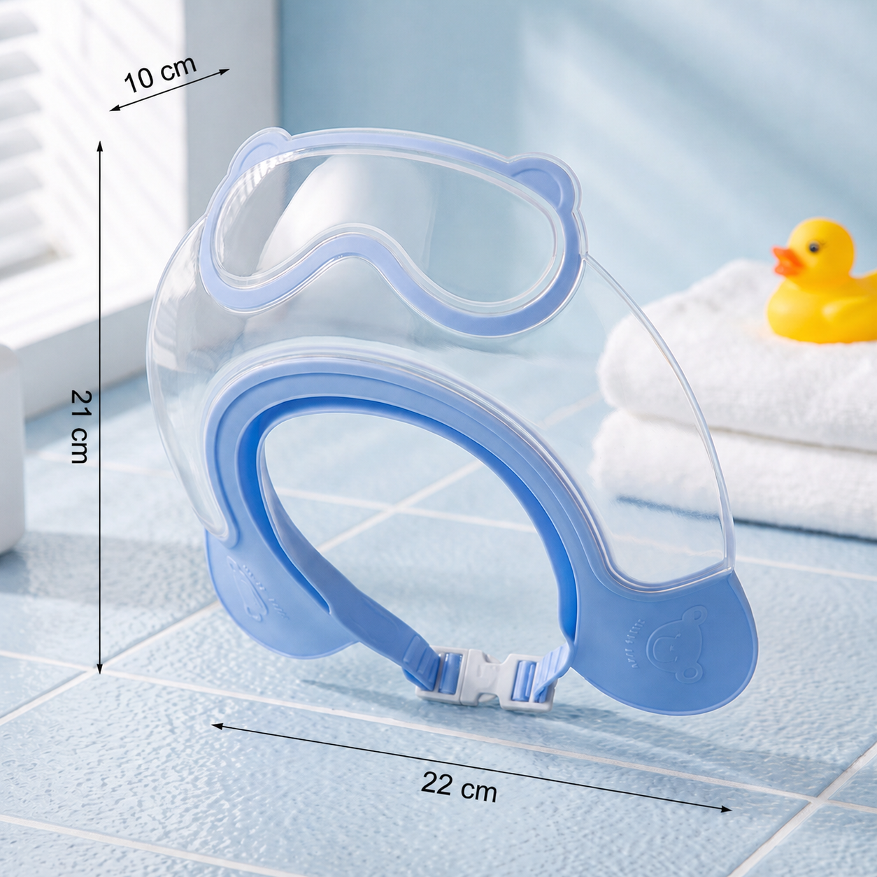 Adjustable Baby Water & Shampoo Visor with 360° Eye & Ear Protection