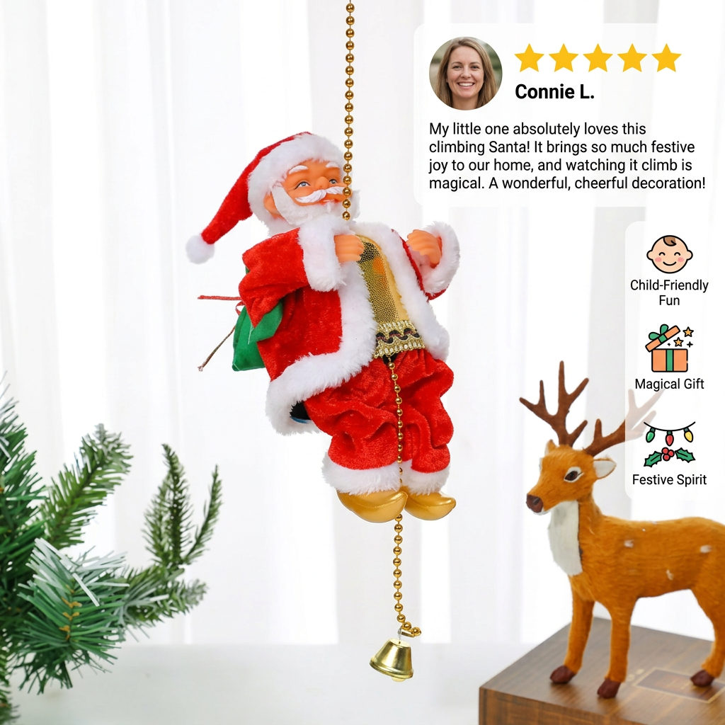Climbing Santa Claus Toy