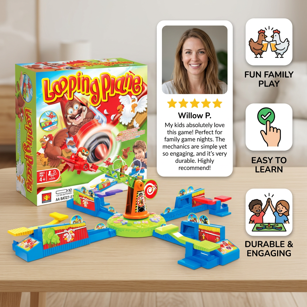 Interactive Multiplayer Flying Plane Family Board Game