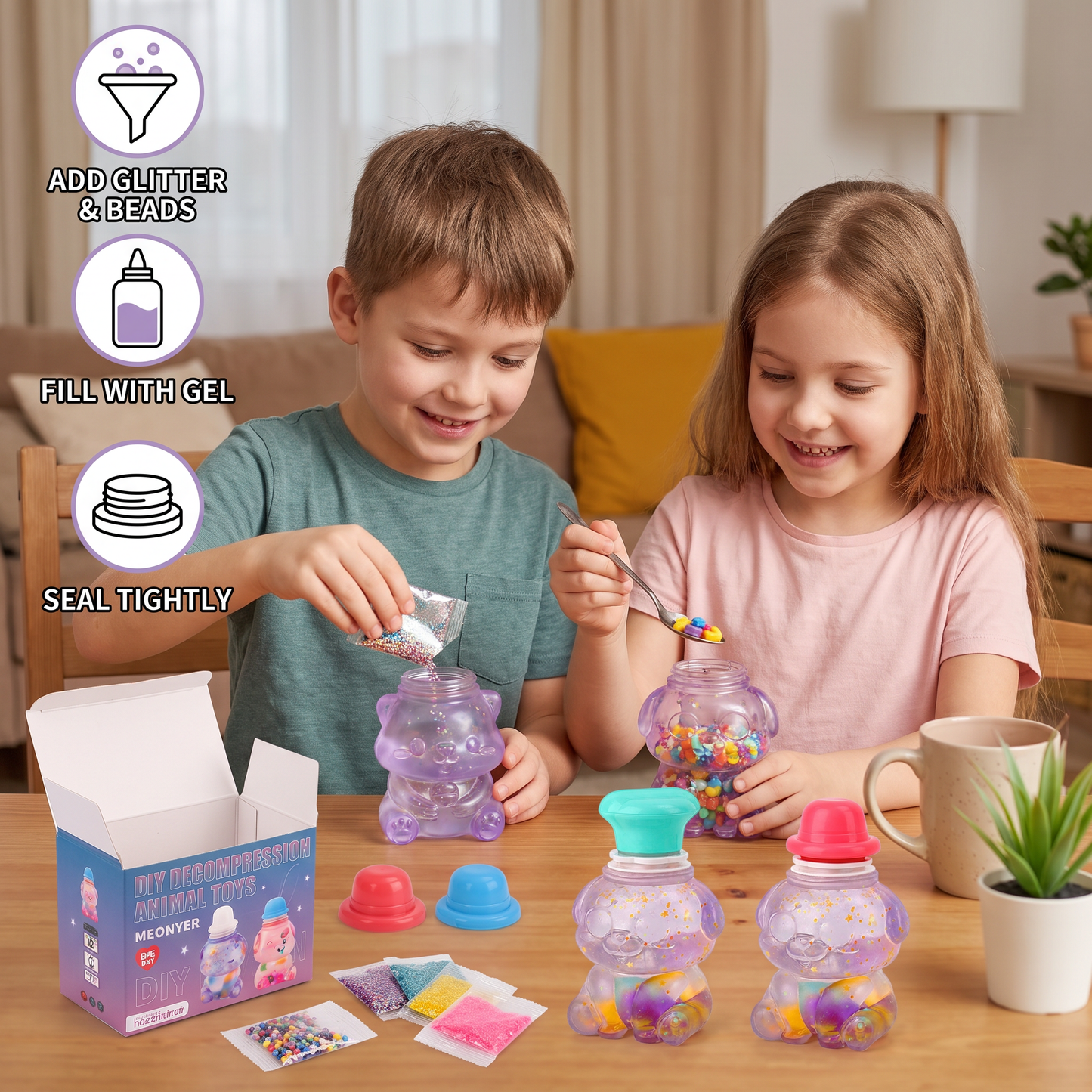 DIY Creative Stress Relief Squishy Maker Kit