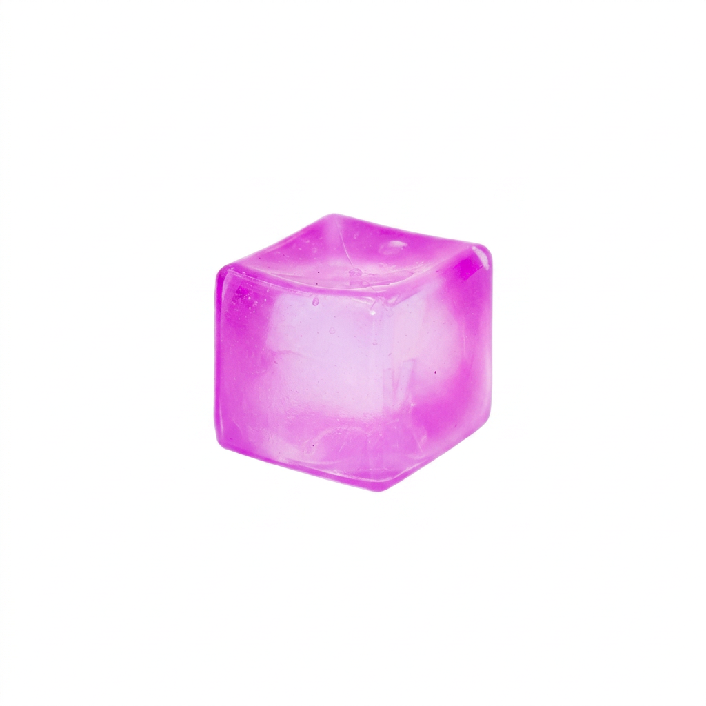 Cube Squishy Stress Ball – Soft Gel Sensory Fidget Toy