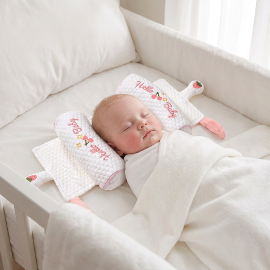 Adjustable Baby Head Shaping Pillow with Millet Filling