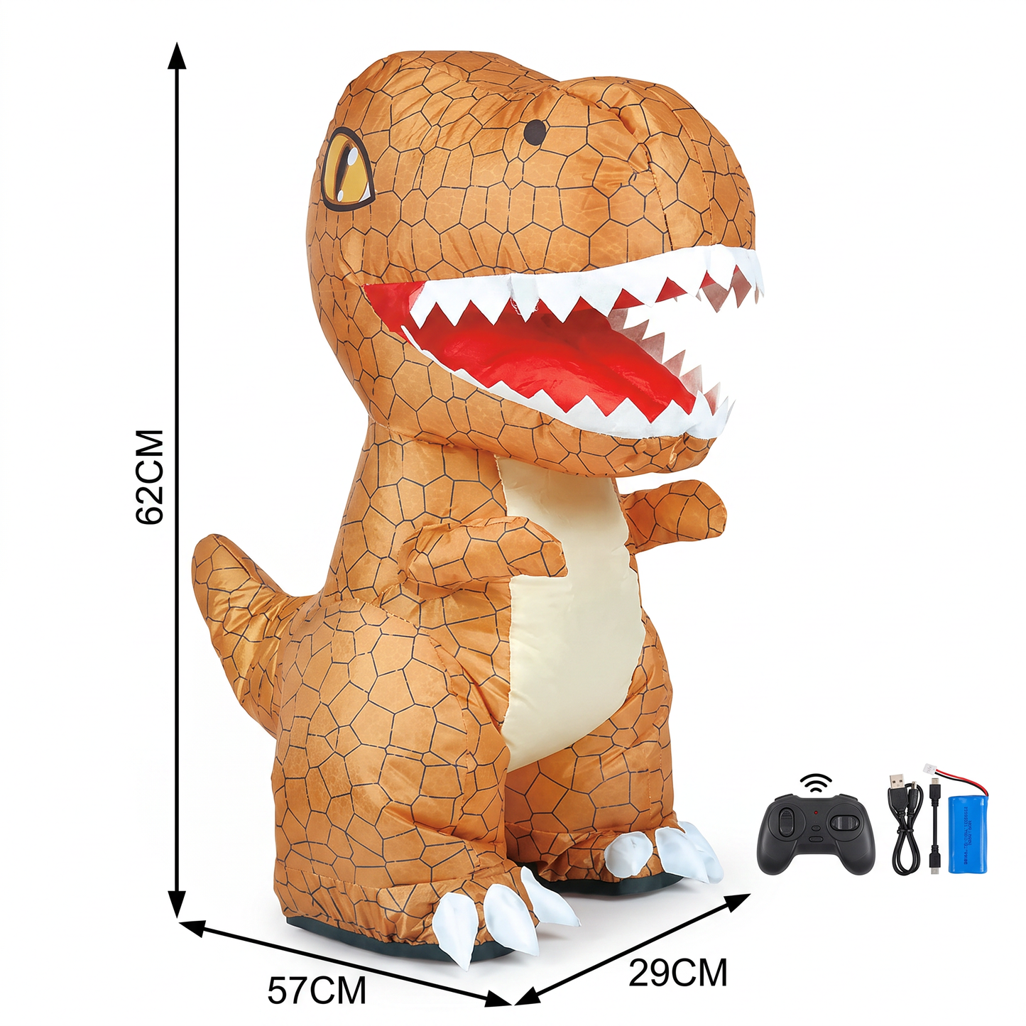 Remote Control Inflatable T-Rex Dinosaur Toy