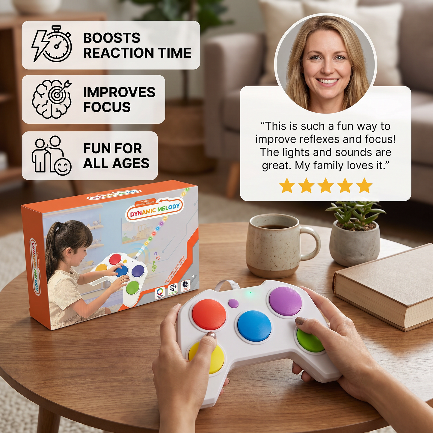 Light Defense Challenge – Interactive LED Reflex Game