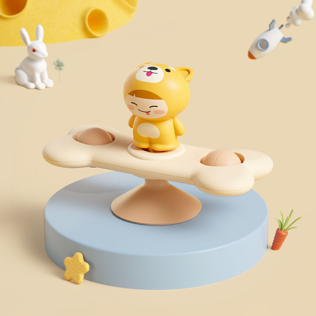 Montessori Suction Cup Spinner – Rotating Educational Toy