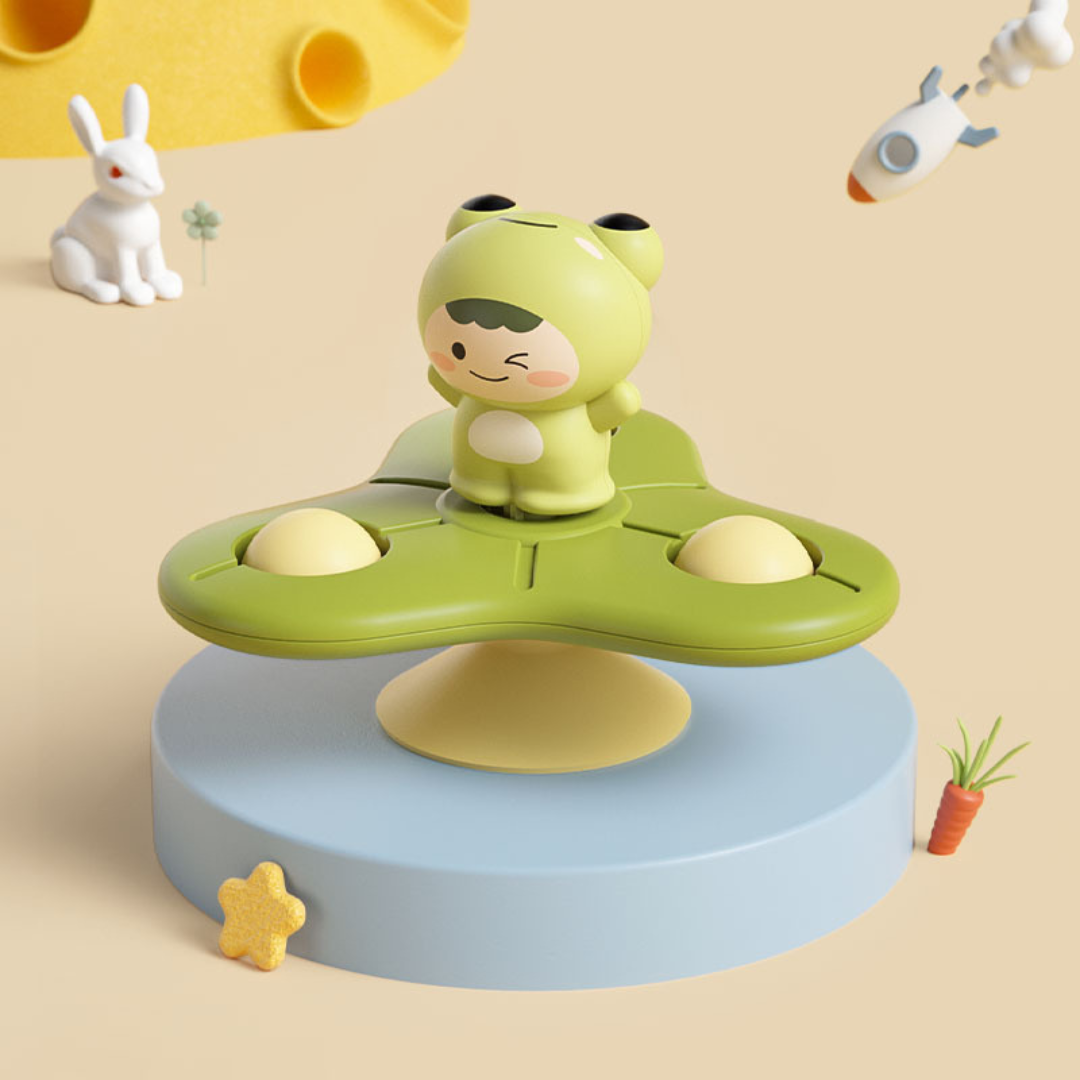 Montessori Suction Cup Spinner – Rotating Educational Toy