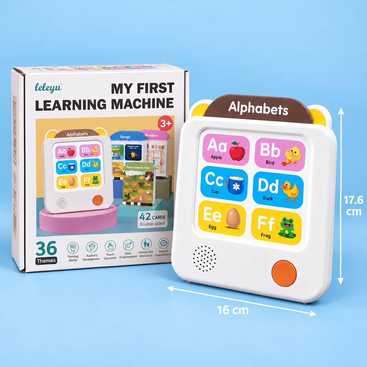 Kids’ Interactive English Flash Card Reader – Educational Learning Toy