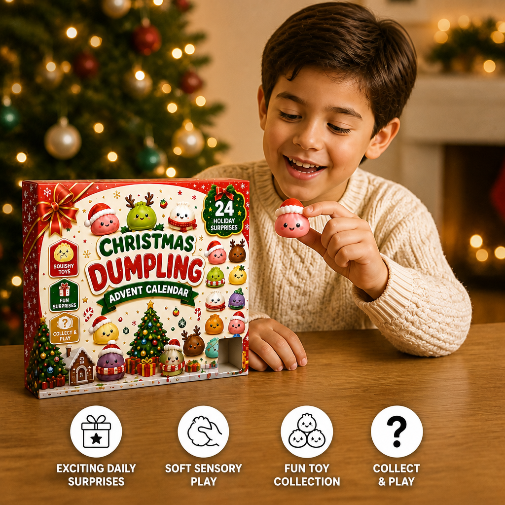 Mini Dumpling Squishy Toy Advent Calendar