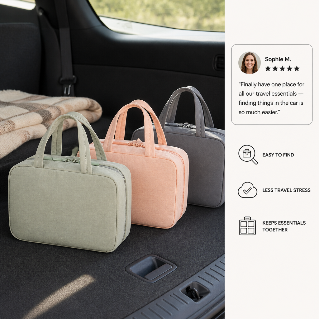 Family Travel Organiser Bag for Toys & Everyday Essentials