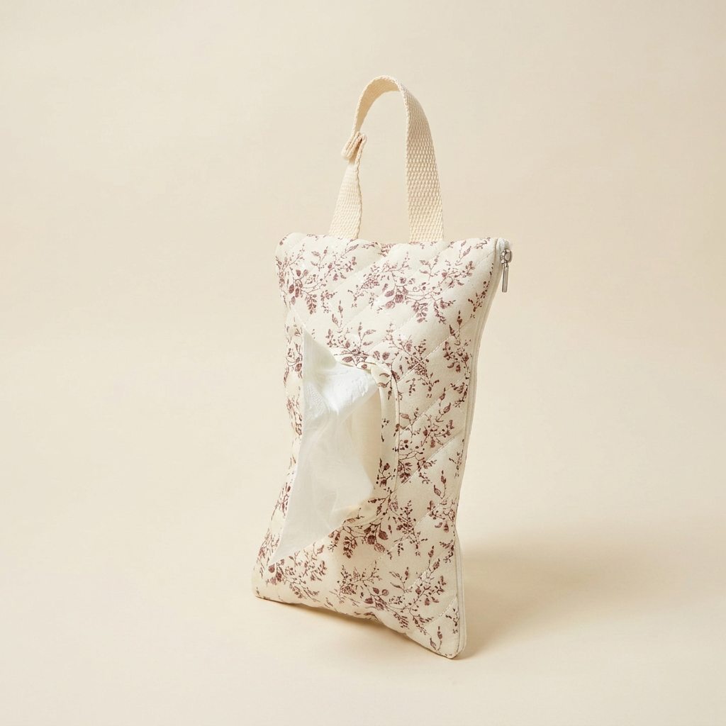 Hanging Tissue Holder for Strollers, Cribs & Cars