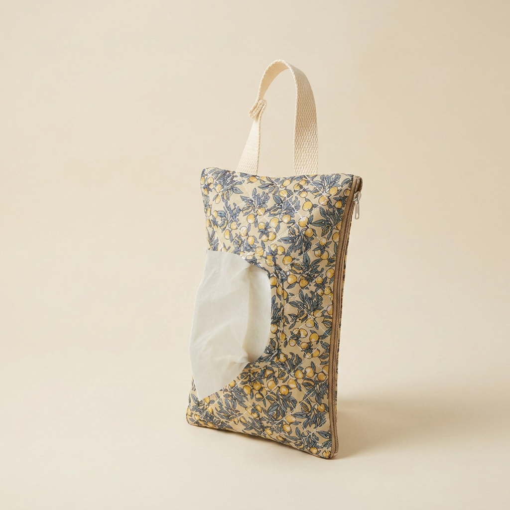 Hanging Tissue Holder for Strollers, Cribs & Cars