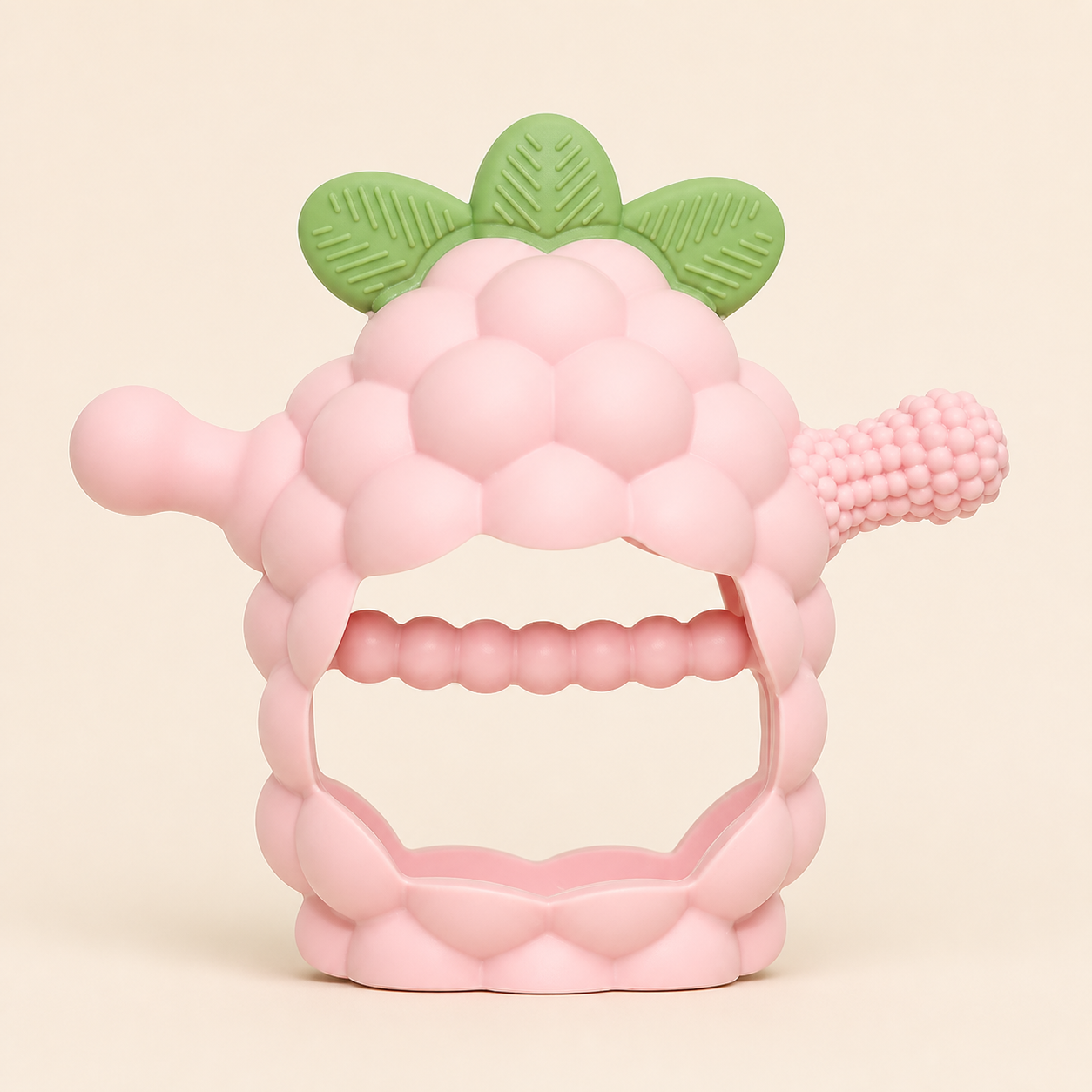 Easy-Grip Multi-Textured Silicone Baby Teether (3+ Months)