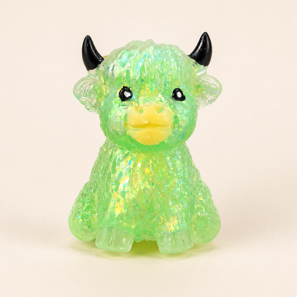 Mini Highland Cow Squishy Stress Relief Toy