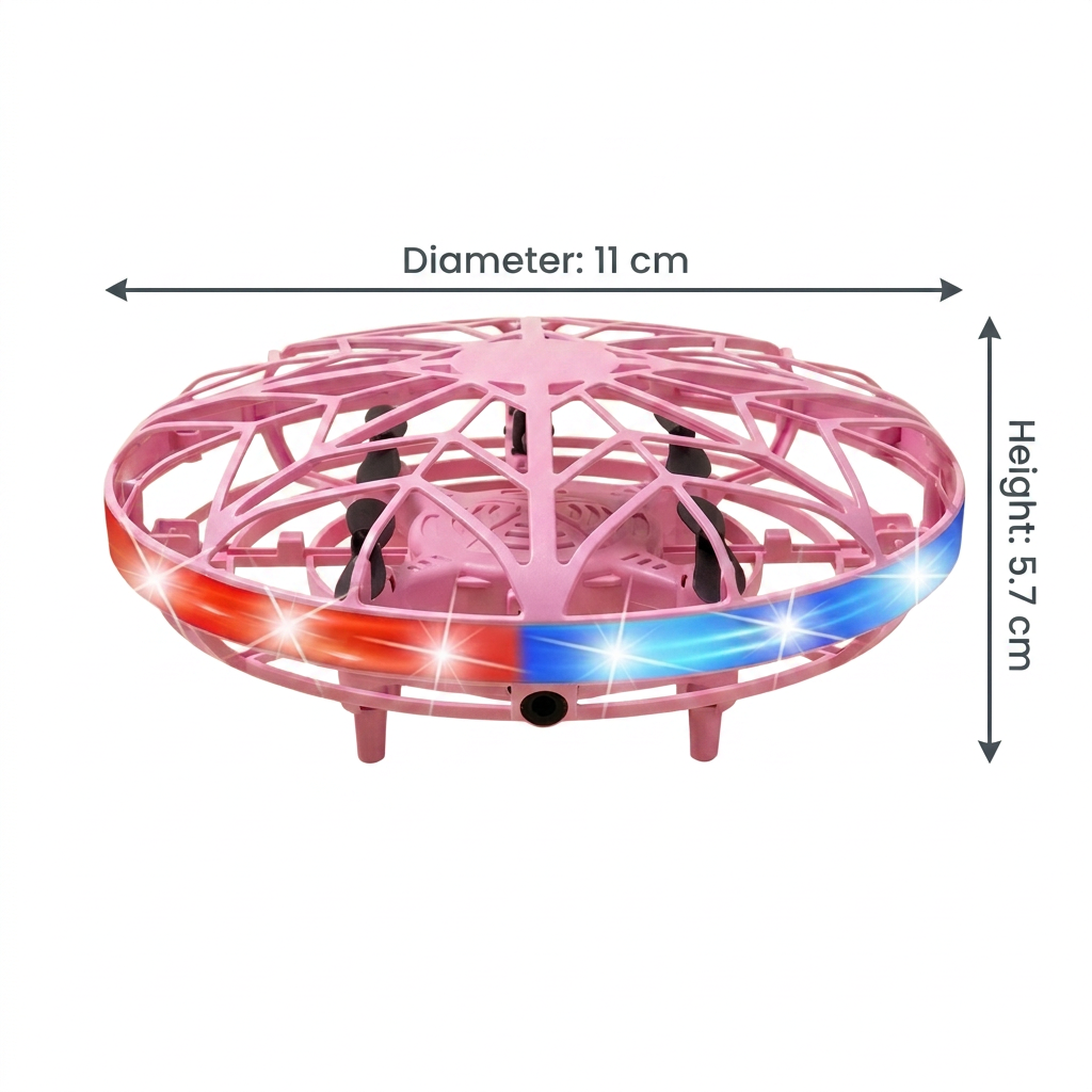 Motion-Sensing LED UFO Flying Drone