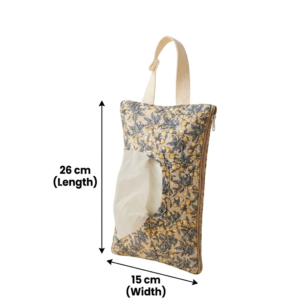 Hanging Tissue Holder for Strollers, Cribs & Cars
