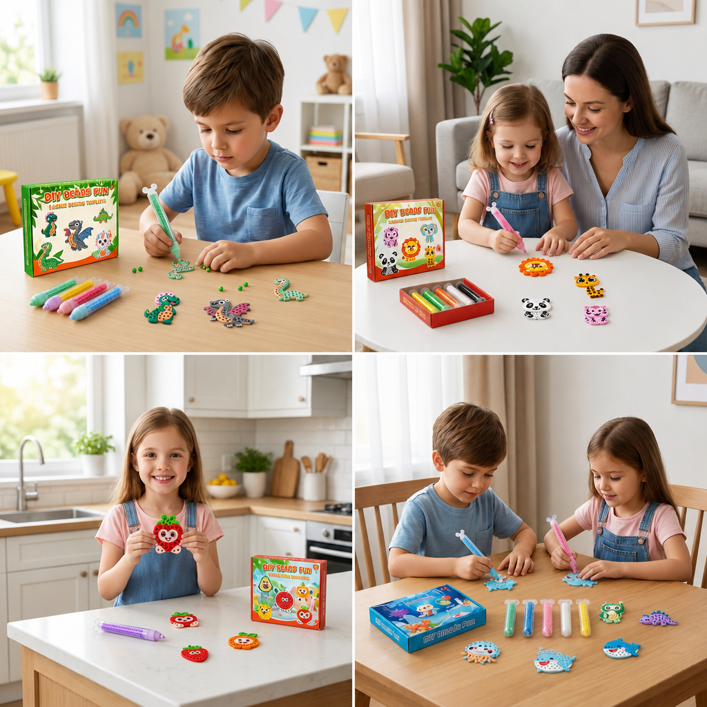 DIY Bead Art Pen Kit – Create & Decorate Animal Designs