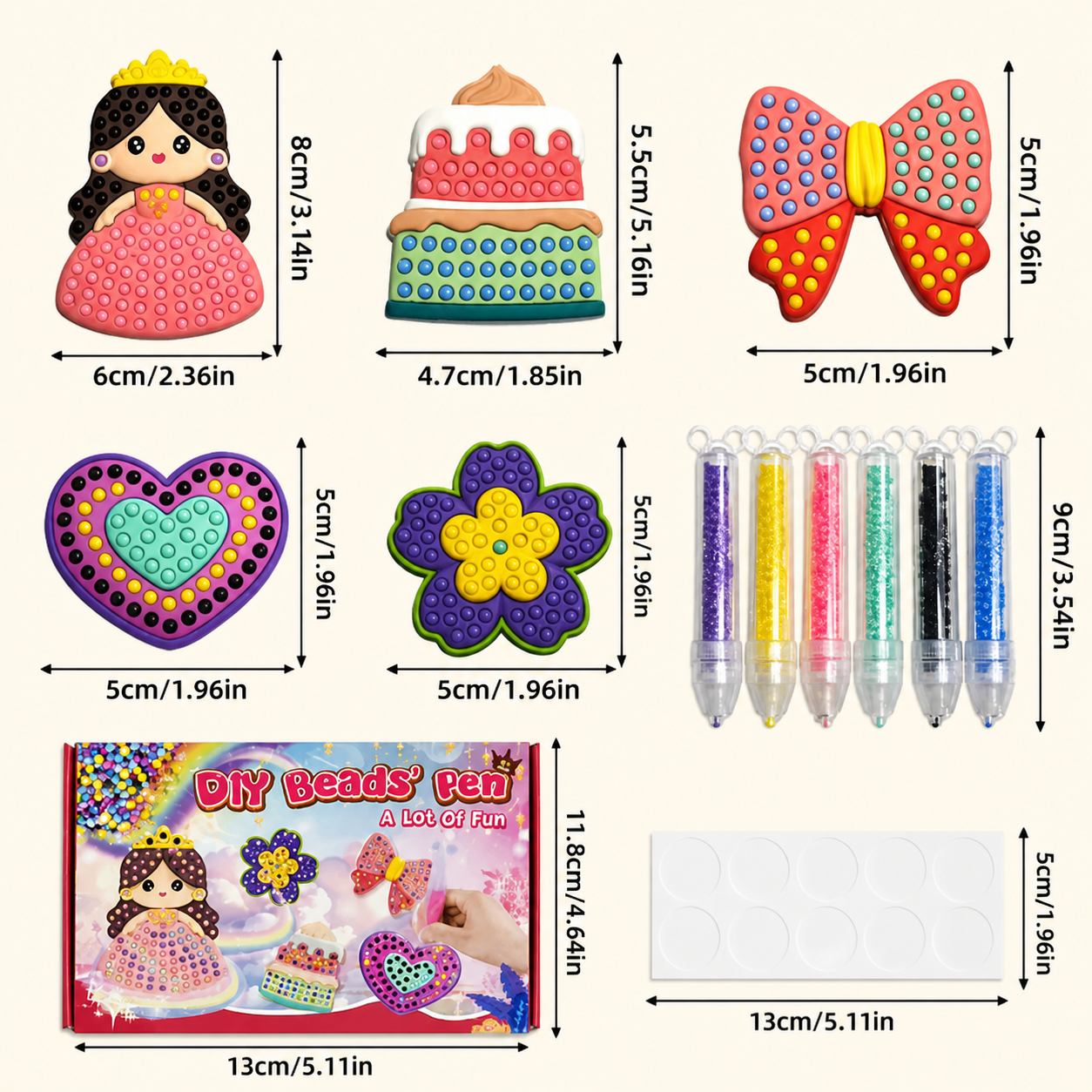 DIY Bead Art Pen Kit – Create & Decorate Animal Designs