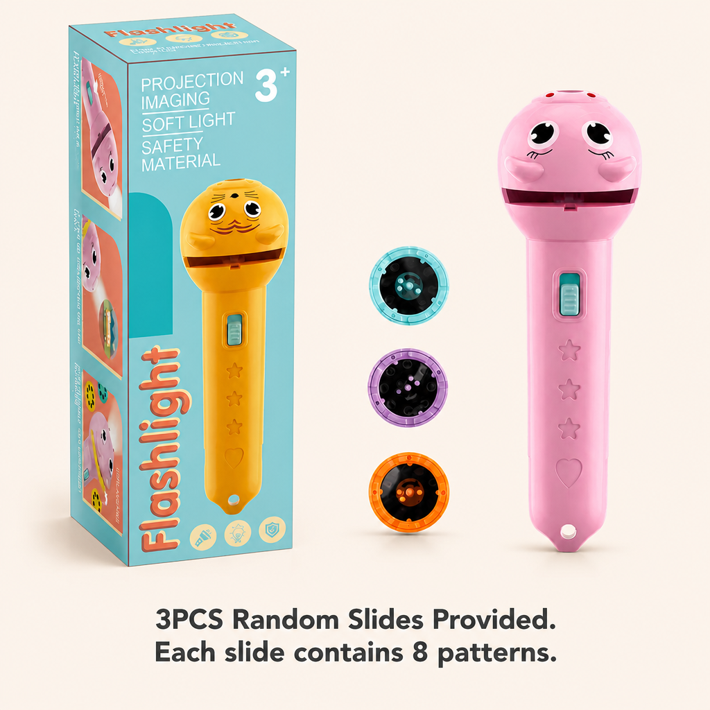 Kids’ Bedtime Story Projection Flashlight