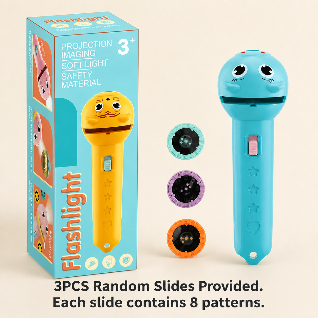Kids’ Bedtime Story Projection Flashlight