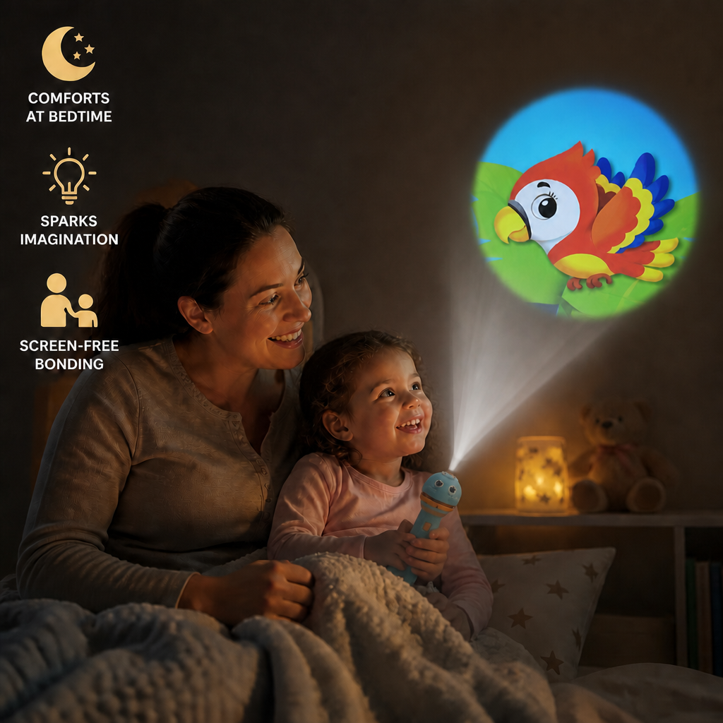 Kids’ Bedtime Story Projection Flashlight