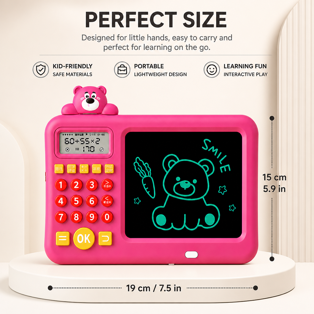 Interactive Math Drawing & Erase Learning Set for Kids