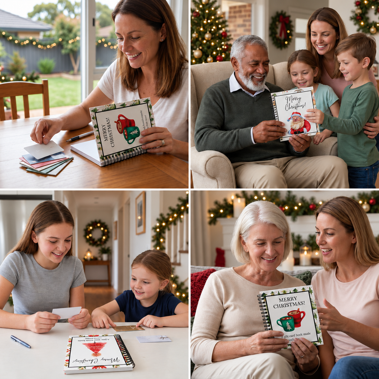DIY Christmas Gift Card Book – Spiral-Bound Holiday Gift Organizer
