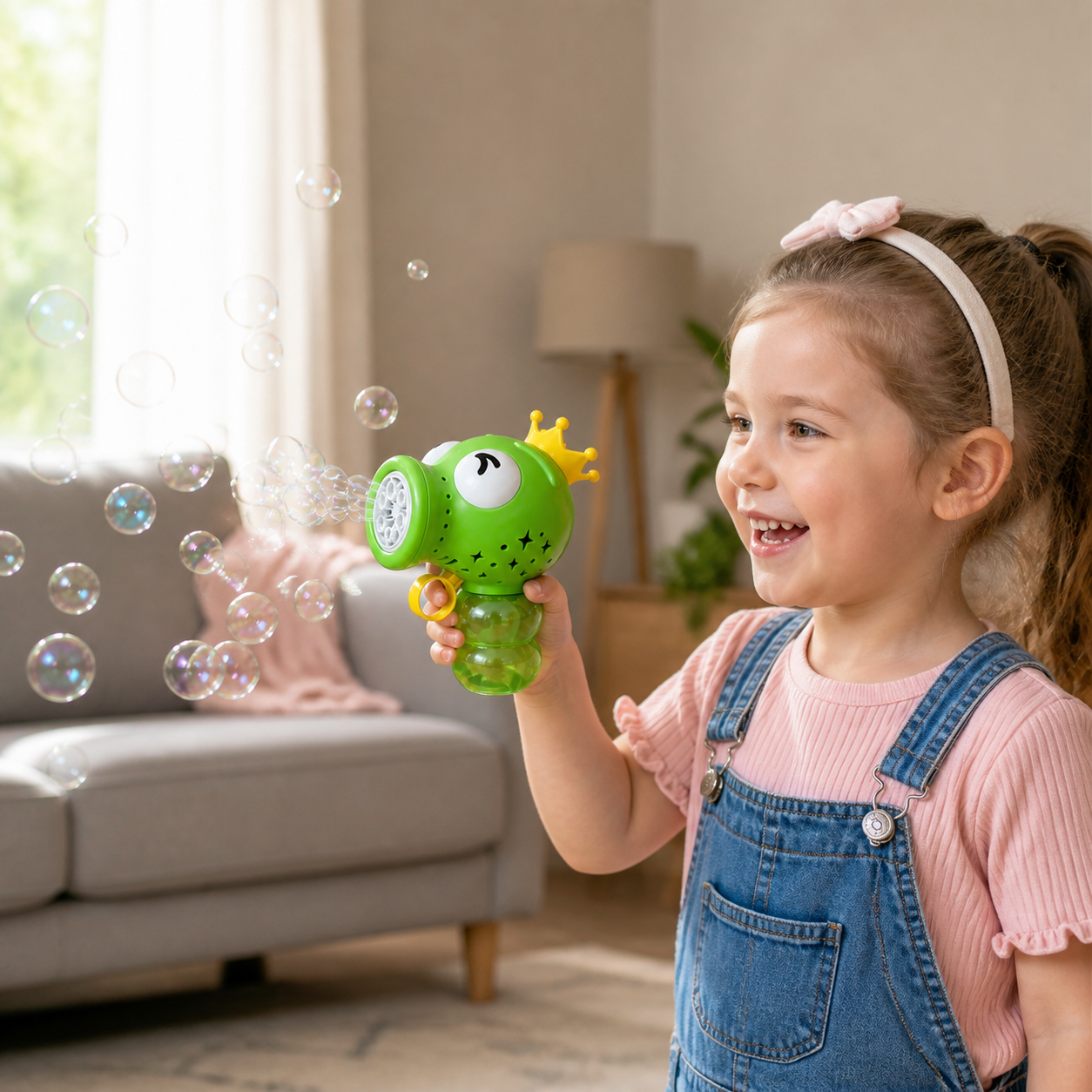Cute Automatic Bubble Machine – Electric Bubble Blower for Kids