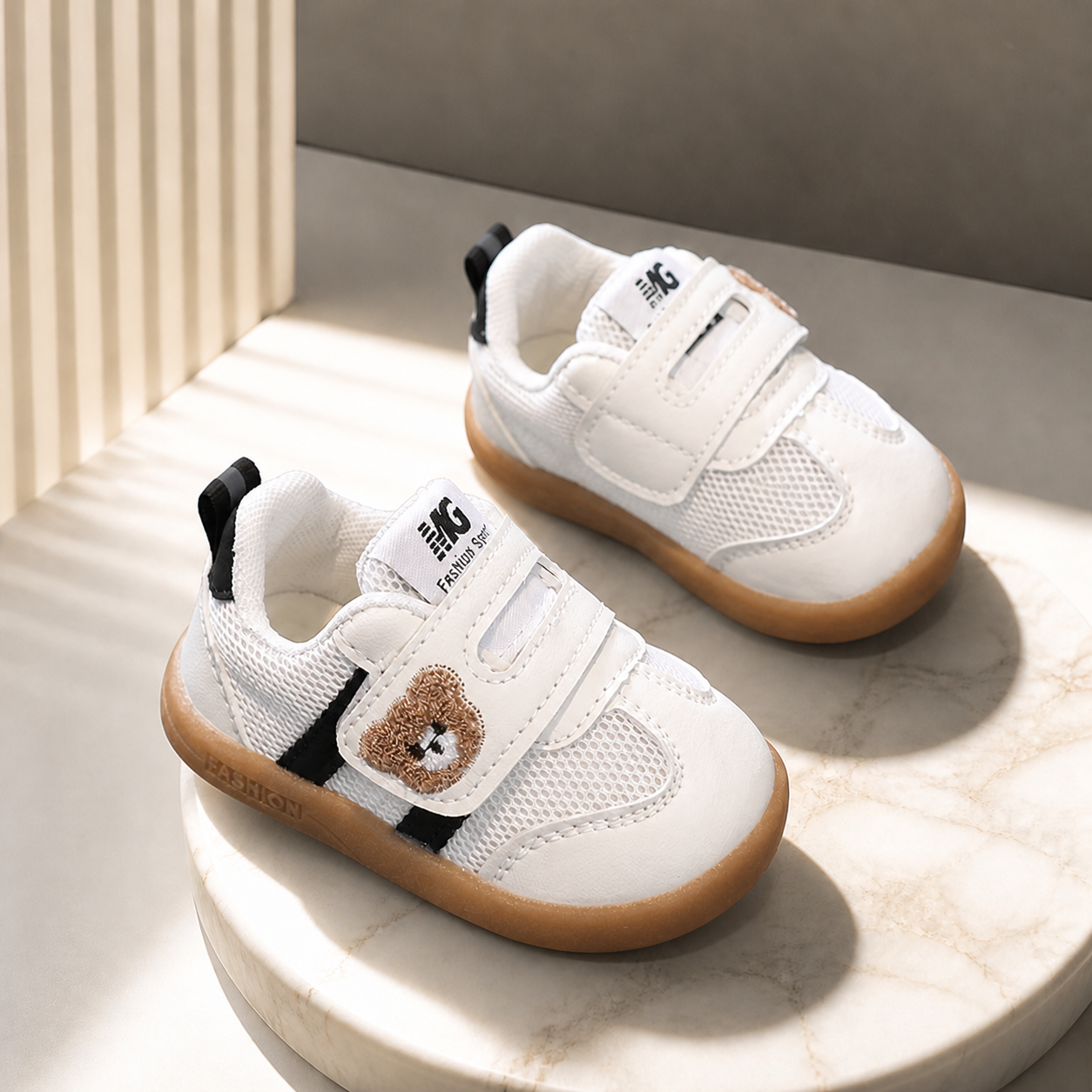 Breathable Baby & Toddler First Walking Shoes – Soft Sole & Non-Slip