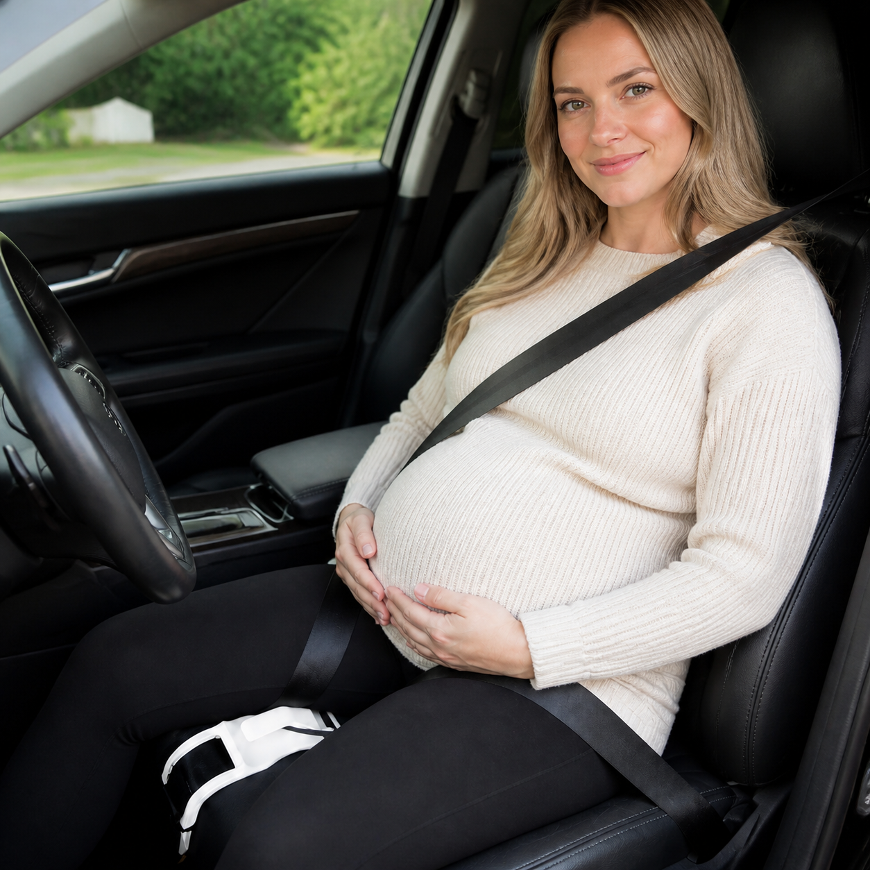 Car Travel Maternity Belly Support Strap – Adjustable & Comfortable Pregnancy Support